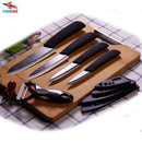 FINDKING Quality Ceramic kitchen knives black pattern blade with holder Peeler covers ceramic knife set kitchen knifes set best
