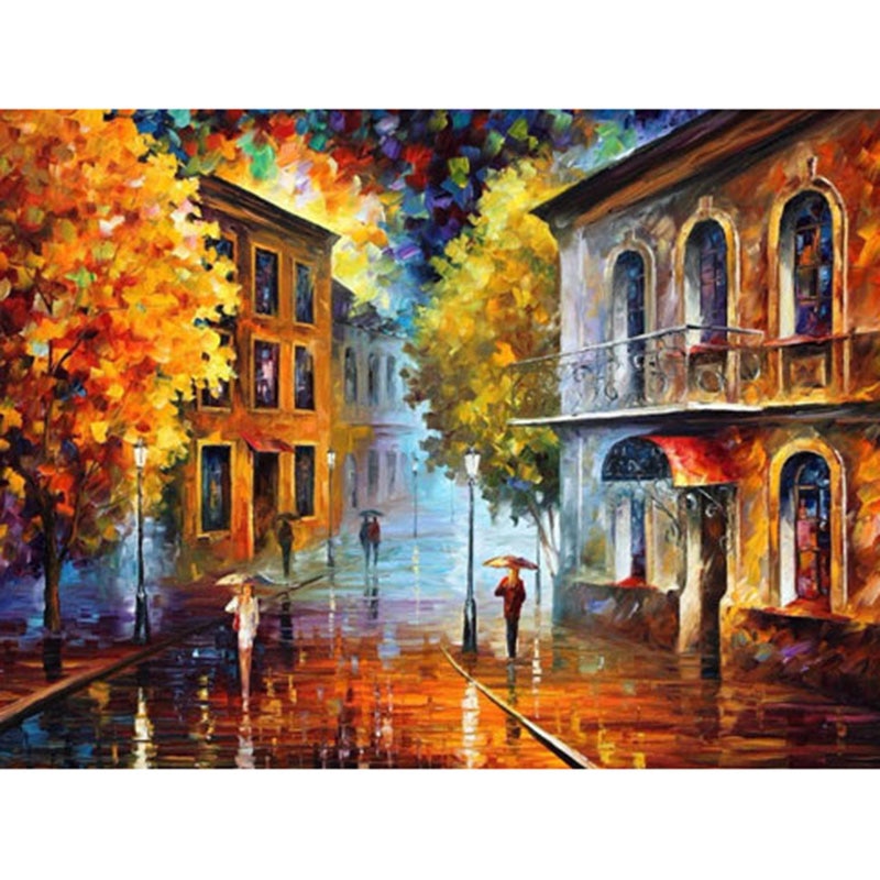 HOMFUN Full Square/Round Drill 5D DIY Diamond Painting "Oil painting landscape" 3D Embroidery Cross Stitch 5D Home Decor Gift