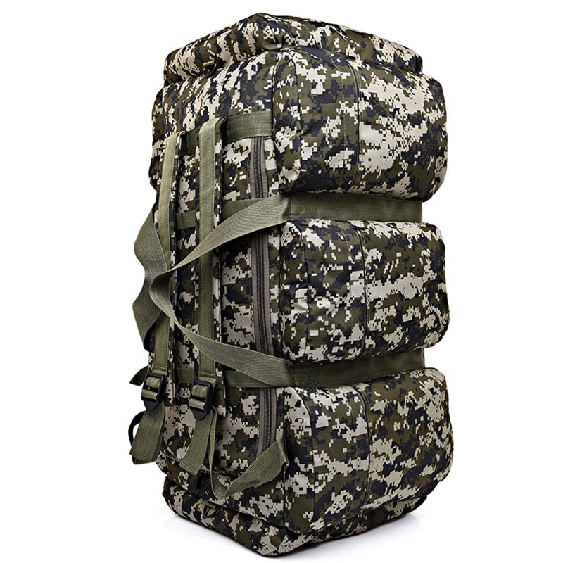 90L Large Capacity Man Tactical Backpack Military Assault Bags 900D Waterproof Outdoor Hiking Camping Climbing Bag Rucksack