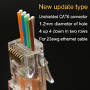 xintylink rj45 connector cat6 ethernet cable plug cat5e rg45 network utp RG RJ 45 cat 6 unshielded cat5 jack modular keystone