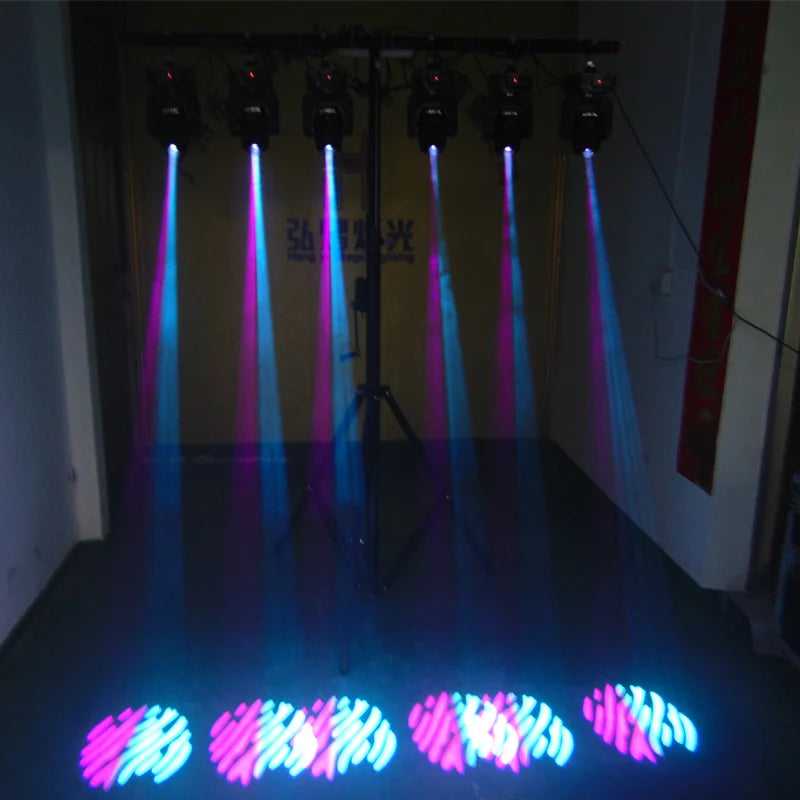 Lyre Mobile DJ Lights 60W Mini Led Dmx Gobos Moving Head Spot Light For Bar Club Party Disco Show Event Effect Dance Home
