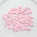 100Pcs Baby Shower Pink Blue Fabric Bibs Pacifiers Feeder Confetti Birthday Sprinkles For Boy/Girl Party Decorations Supplies