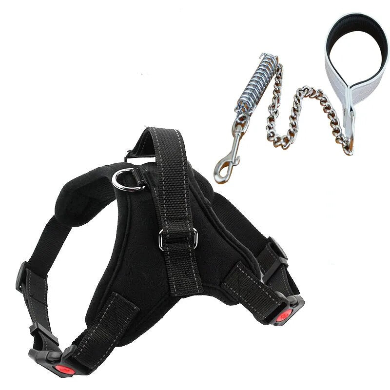 S/M/L/XL Dog Pet Harness Confortable O Style Small/Medium Big Dog Pet Harness Vest Matched 2 Styles Leash Lead