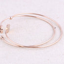 reidgaller 5pcs rose gold plated stainless steel 8mm cabochon bracelet base blanks diy cuff bangle bezel settings for jewelry