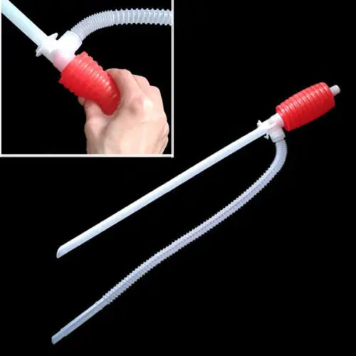 Car Truck Fuel Oil Gasoline Diesel Transfer Hand Pump Sucker Manual Siphon Suction Water Chemical Liquid Pump