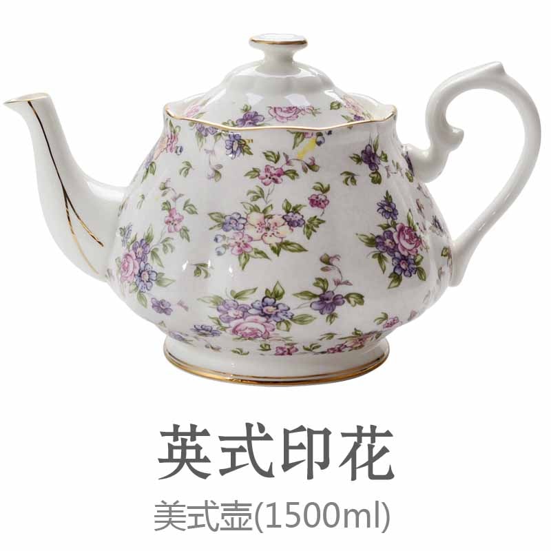 Continental Coffee Maker Bone China English Afternoon Tea Tea Set Household Large Capacity Filter Ceramics