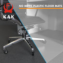 5PCS KAK 3" Universal Mute Wheel Office Chair Caster Replacement 60KG Casters Rubber Soft Safe Roller Furniture Wheel Hardware