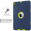 For iPad Mini 1/2/3 Retina Case 3 in1 Anti-slip Hybrid Protective Heavy Duty Rugged Shockproof Resistance Cover For iPad Mini