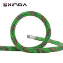 XINDA 9.8mm 10.5mm Diameter Rock Climbing Dynamic Rope Outdoor Hiking Power Rope High strength Cord Lanyard Safety Rope Survival
