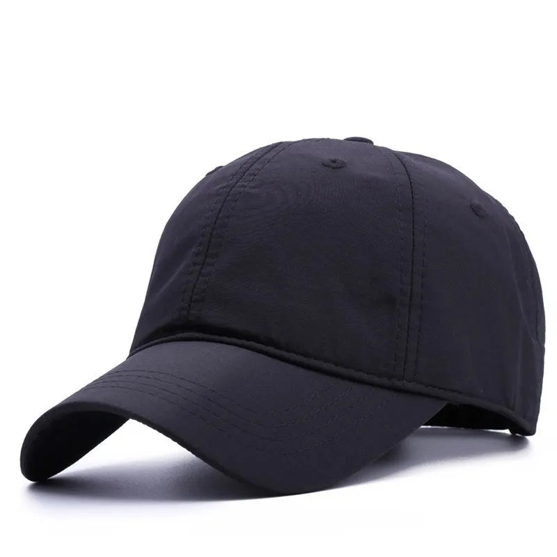 Big head man large size baseball hats summer outdoors thin dry quick sun hat men cotton plus size sport cap 56-60cm 60-64cm