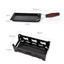 Grill Cheese Raclette Set Non-stick Griller Mini BBQ Cheese Board Baked Cheese Oven Iron Swiss Cheese Melter Pan Tray