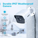 ANNKE 4X Ultra HD 5MP TVI CCTV Camera Outdoor Weatherproof White Security Surveillance System EXIR Night Vision Email Alert Kit