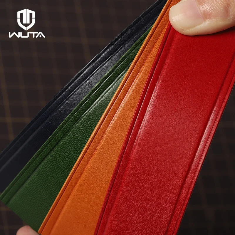 WUTA 30x60cm Top Quality New Waxed Bull Vegetable Tanned Leather Piece DIY Genuine Leather Material Full Grain Cowhide