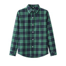 2022 Spring New Fashion Casual Lapel Plus Size Blouses Women Plaid Shirt Checks Flannel Shirts Female Long Sleeve Tops Blouse