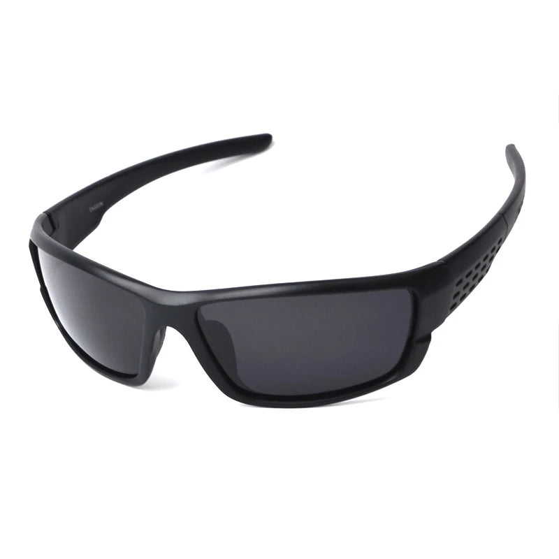 TAGION Black Plastic Polarized Sunglasses Men Outdoor Sports Sun Glasses Fishing Cycling Eyewear Male Designer Goggles UV400