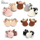 2018 Brand New Toddler Newborn Baby Crawling Shoes Boy Girl Lamb Slippers Prewalker Trainers Fur Winter Animal Ears First Walker