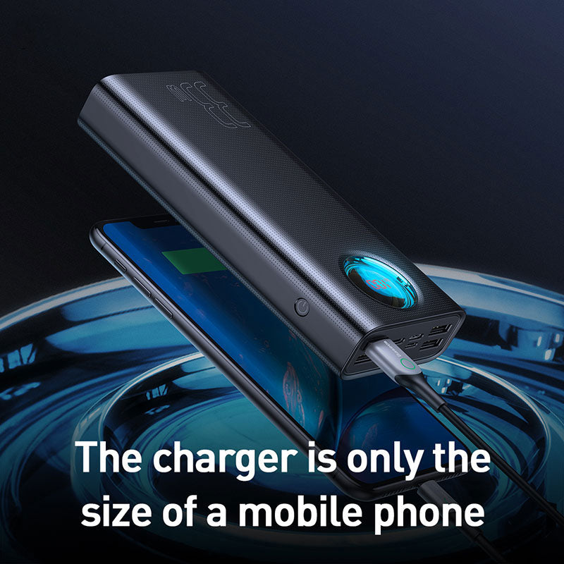 Baseus Power Bank 30000mAh Type-C PD 3.0 Fast Charger For iPhone Quick Charge 3.0 External Battery Powerbank For Xiaomi Samsung