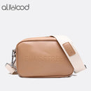 Aliwood Brand Designer Leather Women bag Ladies Shoulder Messenger Bags Handbag Letter Flap Simple Fashion Females Crossbody Bag