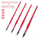 Professional Watercolor Paint Brush Handmade Squirrel Nylon Hair Pointed Painting Brush Set for Watercolor Painting Art Supplies