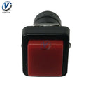 5Pcs/lot Momentary Spring Push Button Switch 12mm 2 Pins Square Momentary Push Button Switch Red or Black 3A 250V OFF ON