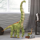 New MOC 2250PCS Jurassic Dino World  Brachiosaurus Building Kits Bolcks Bricks Voice Dinosaurs Park figures Toys kids gifts
