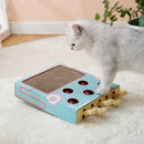 3 in 1 Cat Toy Cat Scratching Board Pet Interactive Training Scratch Toys Cat Scratcher Cat Hit Gophers Toy Tease Stick For Cats