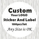 Custom Logo Stickers And Customisable Labels/Wedding sticker 3-7cm Design Own Business baking gift stickers
