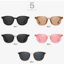 AEVOGUE New Women Retro Outdoor Polarized Sunglasses Transparent Korean Round Fashion Driving Sun Glasses Unisex UV400 AE0850