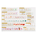 1Set DIY Embroidery Kit with Flower Pattern Canvas Carrying Bag Sewing Needlepoint Kits Craft Needle/Thread Kit For Beginners