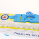 Electric Ocean Liner Cruise Ship Boat Toy LED Lights Sound Change Directions