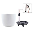 PP Self Watering Planters Flower Pots Indoor with Water Level Indicators 6x5'' New Hot