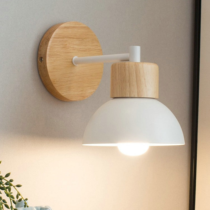 Modern LED Wall Lamp Wood Creative Lighting Fixture Guest Room Balcony Staircase Sconce Bedroom Bedside Bird Nordic Decor Light