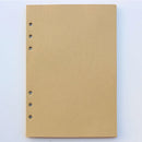 Diary 2025 Classic 6 Holes Binder Notebook Inner Paper Core/refilling Inner Papers:line,grid,dots,list,daily Weekly Monthly Plan