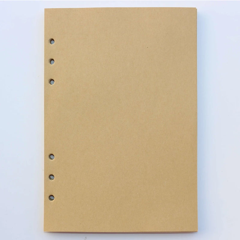 Diary 2025 Classic 6 Holes Binder Notebook Inner Paper Core/refilling Inner Papers:line,grid,dots,list,daily Weekly Monthly Plan