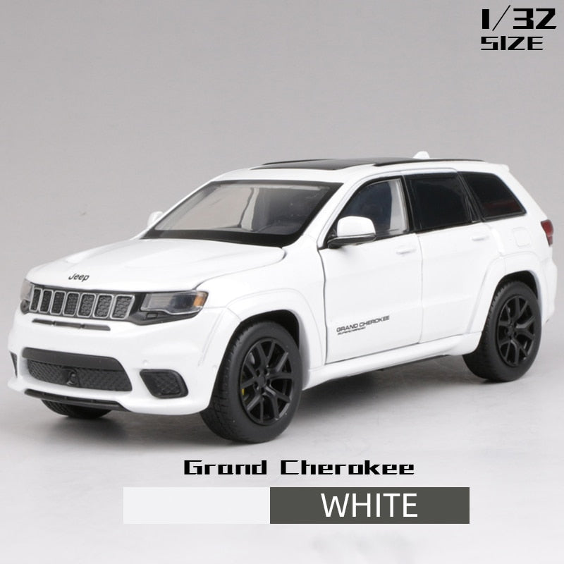 1:32 JEEPS Grand Cherokee SUV Alloy Off-road Car Model Steering Shock Absorber Sound And Light Toy Car Boy Gifts Car Model