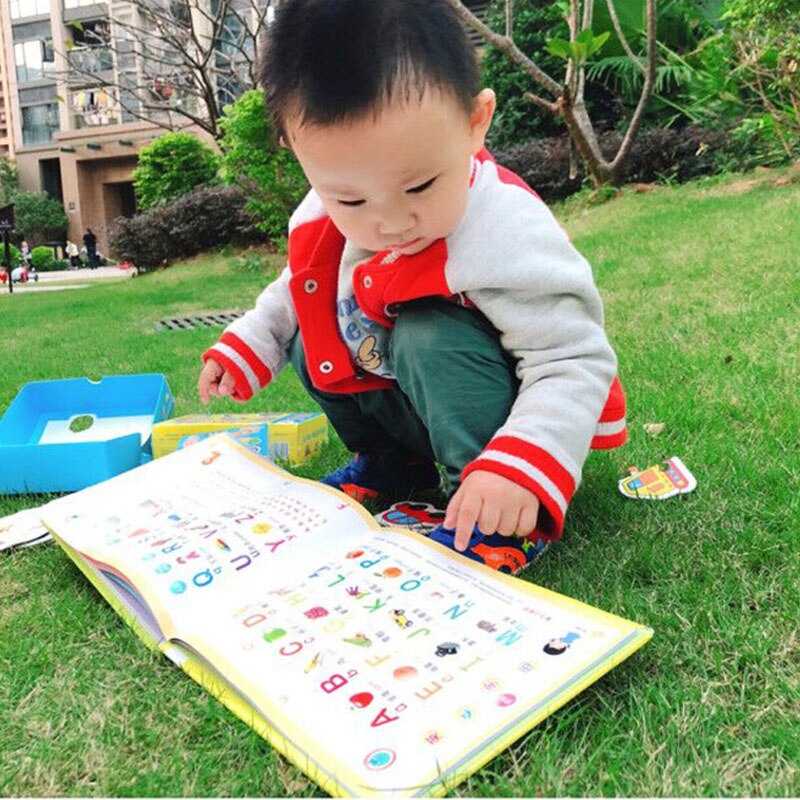 2022 Children Point To Read English and Chinese Baby Audio Books with Sounds Early Education Children Learn Educational Toys