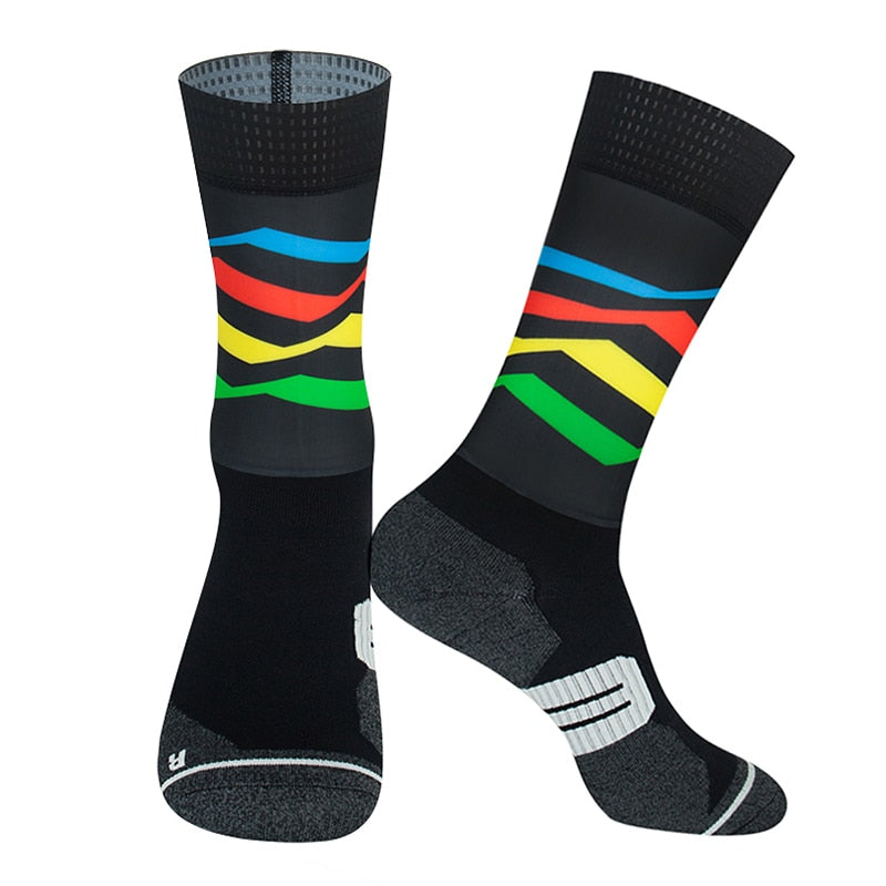 Anti Slip Professional Bike Socks Bicycle Compression Sport Sock Men And Women Street Sports Socks Racing Cycling Socks