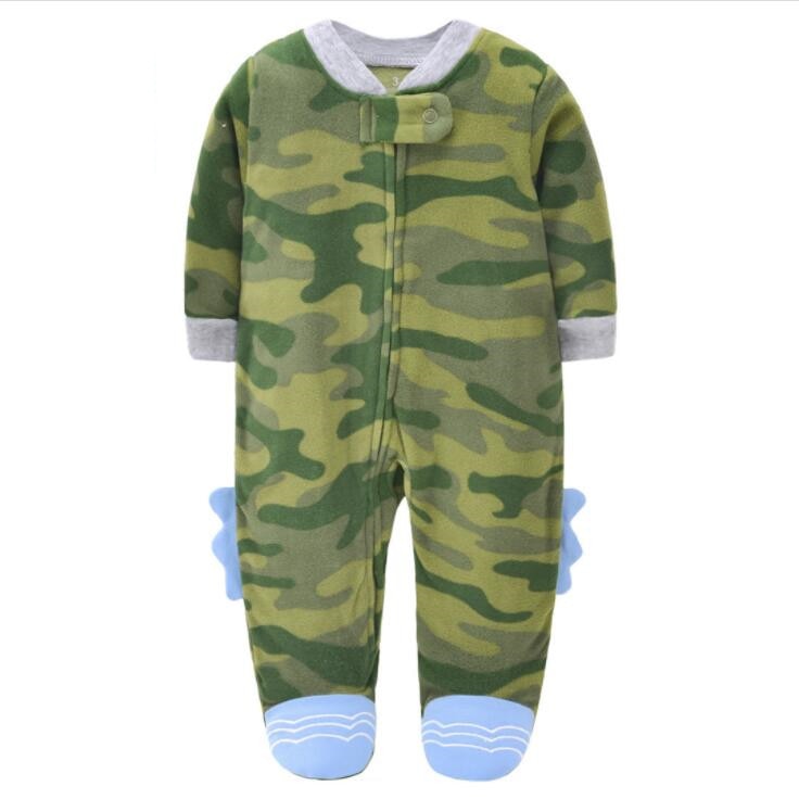 New 2023 Sping Autumn Infants Jumpsuit Clothing Baby Rompers Clothes Cute Soft Cartoon Newborn Boys Girls Polar Fleece Babies