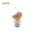 Meling Q10 Hearing Aid Mini Flesh Color Stealth Hearing Amplifier Portable Aids10A Battery Left Right Help Elderly People