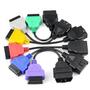 Professional For FiatECU Scan Adapter OBD OBD2 Connector Multi Scan ABS Airbag obd2 scanner Diagnostic cable for Fiat ECU Scan