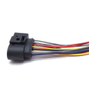 2 X For Audi VW Skoda Seat Xenon Headlight 14 Pins Plug Connector With Wire Cable 1J0973737 / 1J0 973 737