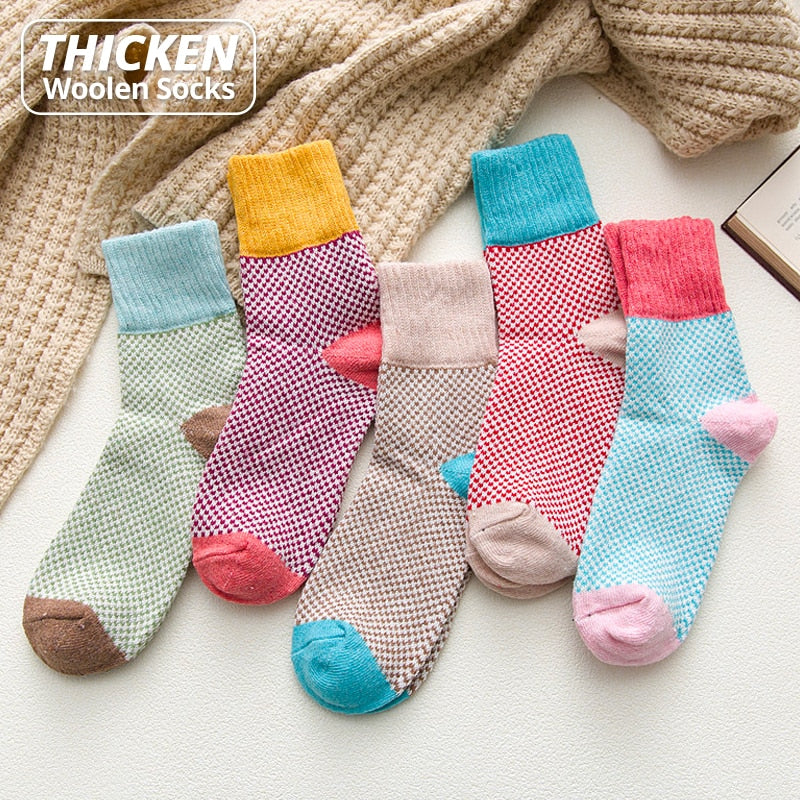 HSS Brand Thicken Women Winter Socks Warm Rabbit Wool Girl&