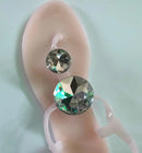 Women fashion wild beach new rhinestone bright diamond flat sandals flip flop home outdoor travel student slippers ms