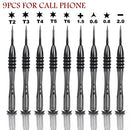 Professional Maintenance Screwdriver Y0.6 Y1.5 Y2.0 Pentalobe 0.8 T2 Bits Screwdrivers Set P5 FOR NS Apple Macbook Air