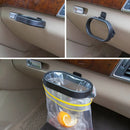 Car Trash Bag Auto Trash Can Foldable Car Organizer Frame Vehicle Frame Garbage Bag Storage Hanging Holder Auto Car Accessories
