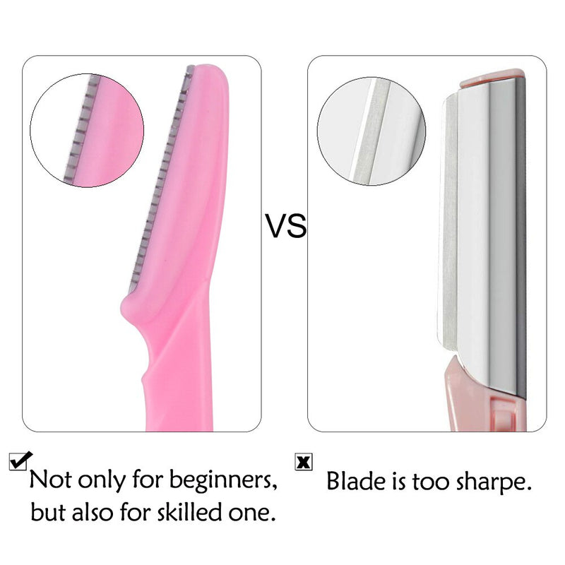 20/40/80Pcs Eye Brow Safe Face Blades Shaping Knife Eyebrow Trimmer Shaver Face Hair Removal Blades Cutter Woman Makeup Tools