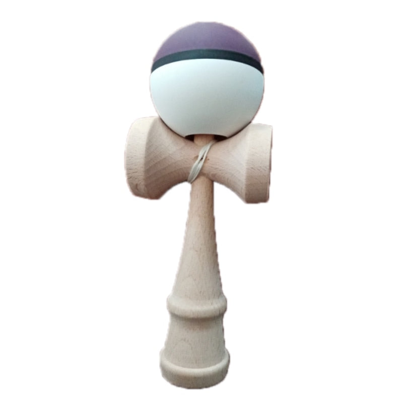 1 Piece Professional Bamboo Paint Wooden Kendama Balls Skillful Jumbo Kendama Juggle Game Balls Outdoors Toys for Children