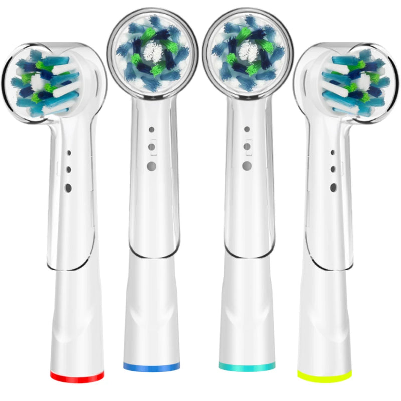 Replacement Toothbrush Heads with Protecting Covers for Oral B Electric Toothbrush to Keep Healthy Brushing and Hygienic Storage