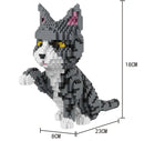 Balody Cat Block Animal World Persian Cat Tabby Kitten Pet 3D DIY Mini Diamond Blocks Bricks Building Toy for Children Gift