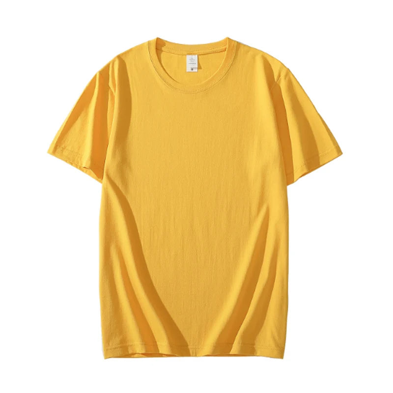 Women's Short Sleeve T-shirt, 100% Cotton, Basic Daily Lady Tops, Summer Fashion Tee